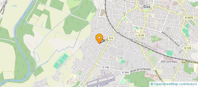 localisation de l'entreprise SCI NABECO à DAX