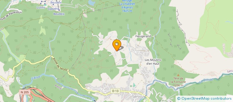 localisation de l'entreprise SCI NABERT  SERVOZ