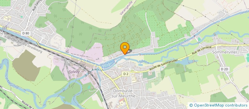 localisation de l'entreprise SCI NABET PERE & FILS  DOMBASLE-SUR-MEURTHE