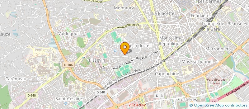 localisation de l'entreprise SCI NABILA  NIMES