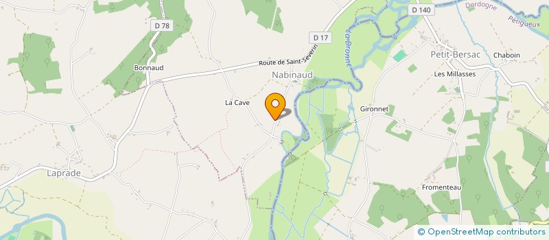 localisation de l'entreprise SCI NABIMMO à NABINAUD
