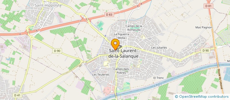 localisation de l'entreprise SCI NABO ET FILLES  SAINT-LAURENT-DE-LA-SALANQUE