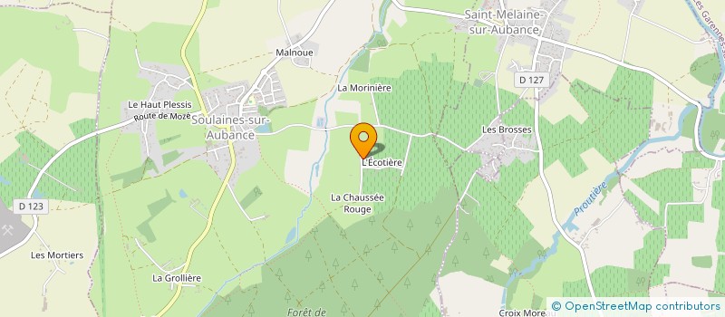 localisation de l'entreprise SCI NABRINO  SOULAINES-SUR-AUBANCE