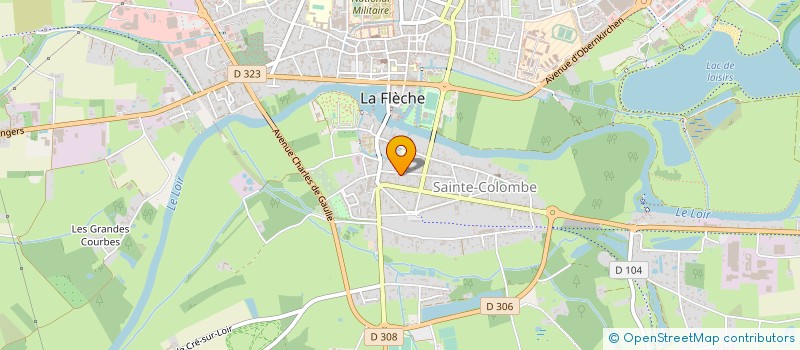 localisation de l'entreprise SCI NABUCCO  LA FLECHE