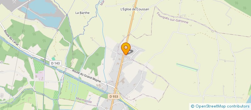 localisation de l'entreprise SCI NABUCHODONOSOR  FOURQUES-SUR-GARONNE