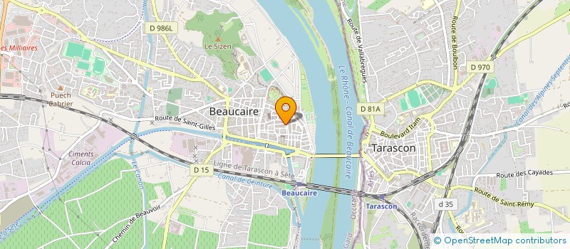 localisation de l'entreprise SCI NAC  BEAUCAIRE