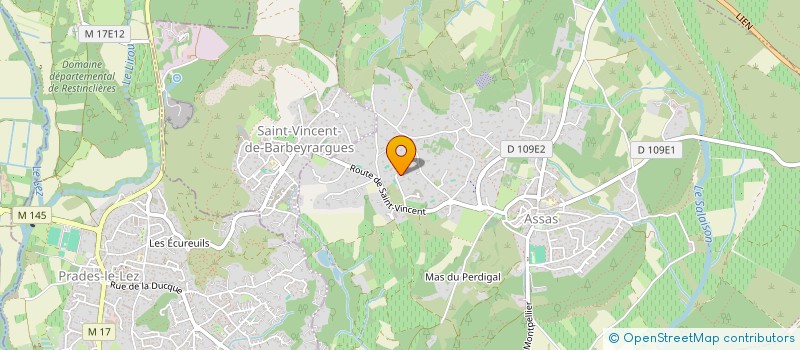 localisation de l'entreprise SCI NAC  ASSAS