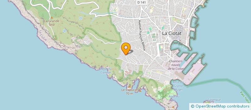 localisation de l'entreprise SCI NAC-EJF  LA CIOTAT