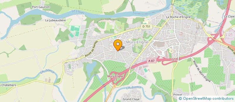 localisation de l'entreprise SCI NAC FERRERE  MURS-ERIGNE