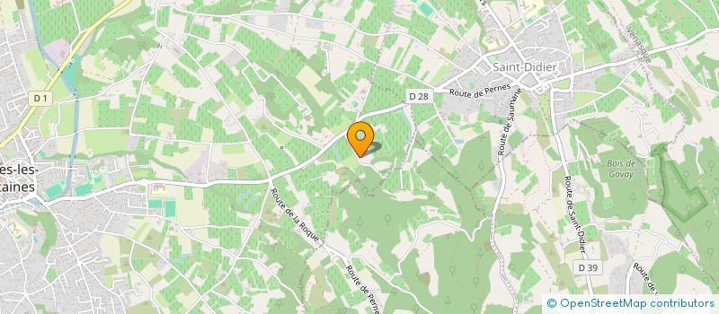 localisation de l'entreprise SCI NACA  VENASQUE