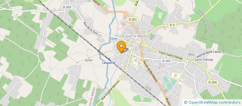 localisation de l'entreprise SCI NACEF ET NACEF  LESPARRE-MEDOC