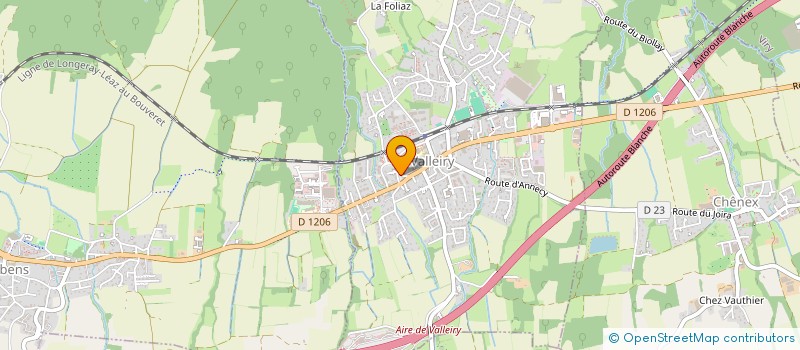 localisation de l'entreprise SCI NACER  VALLEIRY