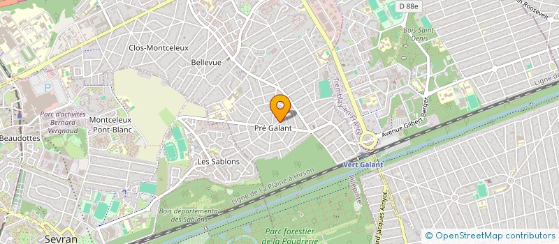 localisation de l'entreprise SCI NACER NOUREDINE OUARET à VILLEPINTE