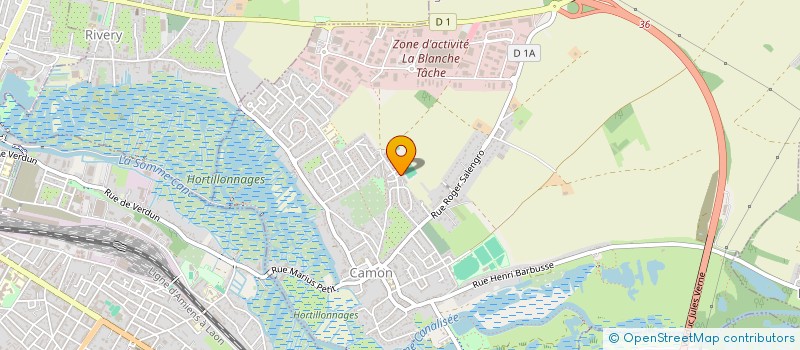 localisation de l'entreprise SCI NACERA  CAMON