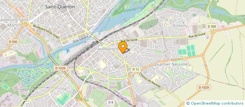 localisation de l'entreprise SCI NACEUR à SAINT-QUENTIN