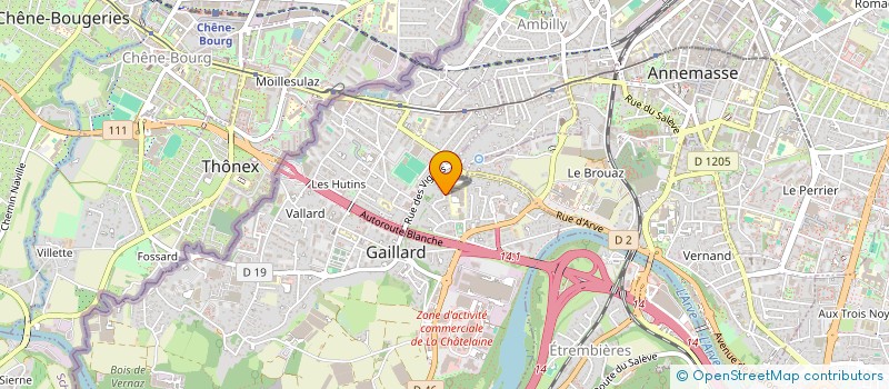 localisation de l'entreprise SCI NACH 04 à GAILLARD
