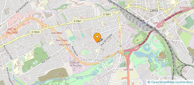 localisation de l'entreprise SCI NACHA  ELEU-DIT-LEAUWETTE