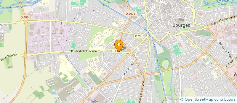 localisation de l'entreprise SCI NACICA  BOURGES