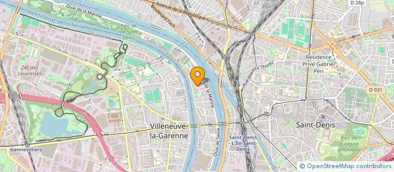 localisation de l'entreprise SCI NACIRA  L'ILE-SAINT-DENIS