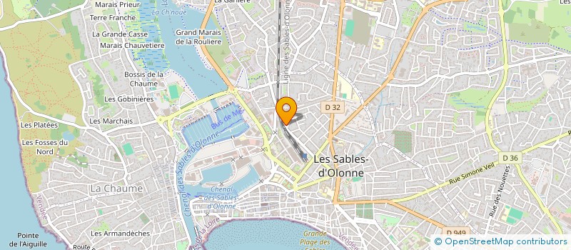 localisation de l'entreprise SCI NACLON à LES SABLES D'OLONNE