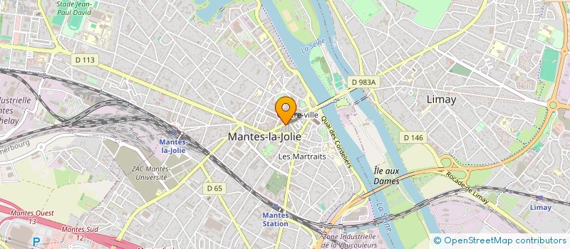 localisation de l'entreprise SCI NACO  MANTES-LA-JOLIE