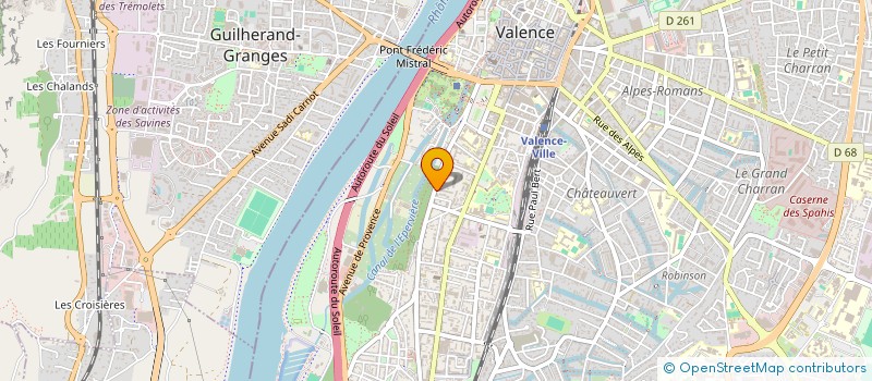 localisation de l'entreprise SCI NACOFA à VALENCE