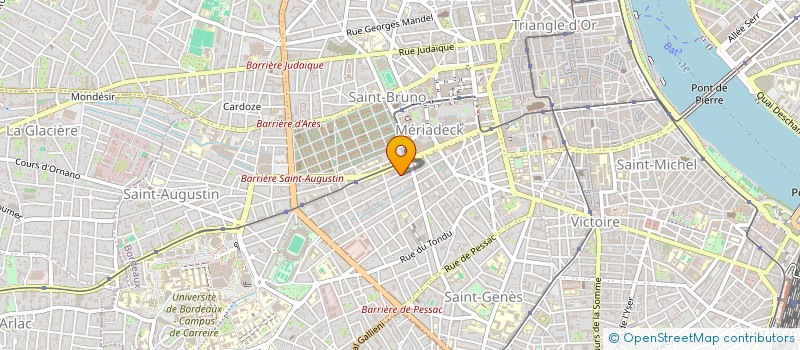 localisation de l'entreprise SCI NACRE  BORDEAUX