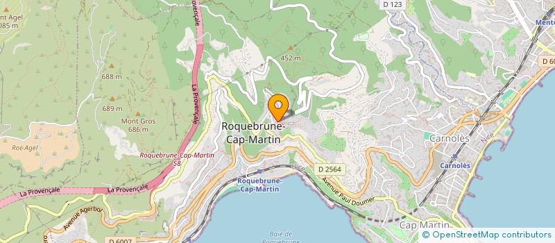 localisation de l'entreprise SCI NACT à ROQUEBRUNE-CAP-MARTIN