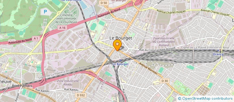 localisation de l'entreprise SCI NAD IMM à LE BOURGET