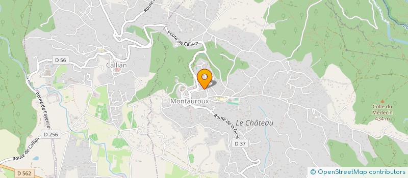 localisation de l'entreprise SCI NAD NEST  MONTAUROUX