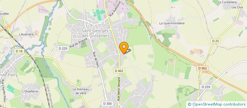 localisation de l'entreprise SCI NADA à SAINT-GEORGES-DES-GROSEILLERS