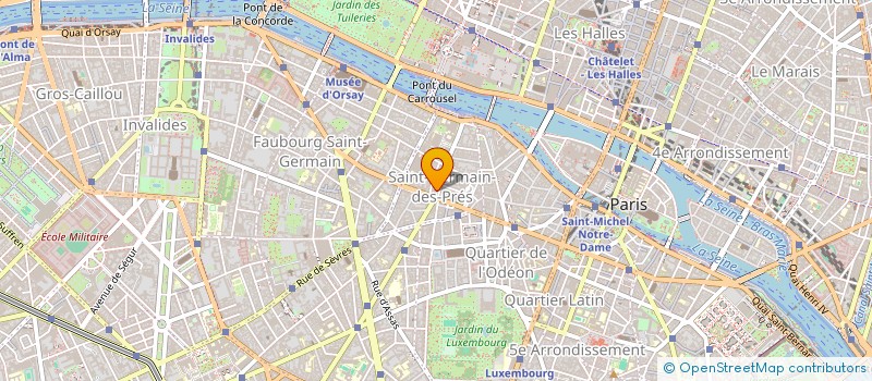 localisation de l'entreprise SCI NADAILLAC DU REZ DE CHAUSSEE  PARIS