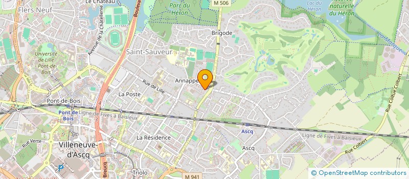 localisation de l'entreprise SCI NADAL à VILLENEUVE-D'ASCQ