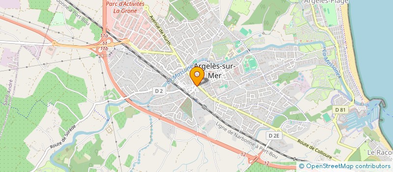 localisation de l'entreprise SCI NADALIGE à ARGELES-SUR-MER