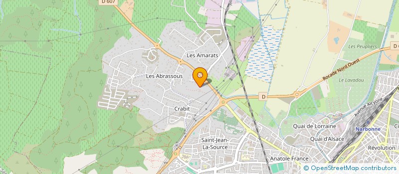 localisation de l'entreprise SCI NADALOU à NARBONNE