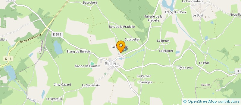 localisation de l'entreprise SCI NADALYGE  BIOLLET