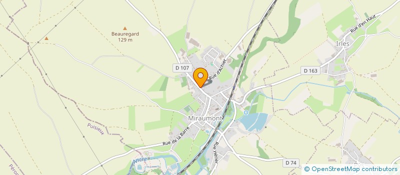 localisation de l'entreprise SCI NADAN  MIRAUMONT