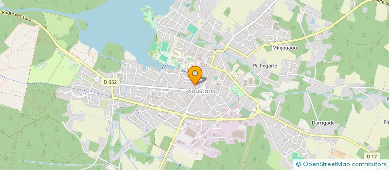 localisation de l'entreprise SCI NADARO  SOUSTONS