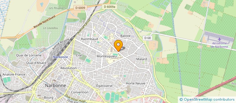localisation de l'entreprise SCI NADAUD à NARBONNE