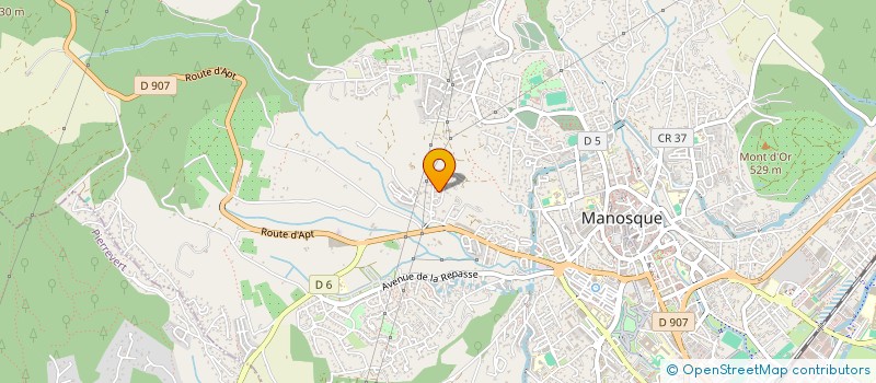 localisation de l'entreprise SCI NADCA à MANOSQUE