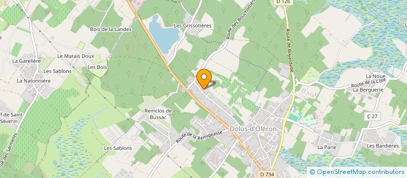 localisation de l'entreprise SCI NADEAU  DOLUS-D'OLERON