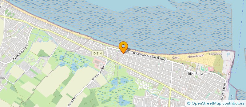 localisation de l'entreprise SCI NADEGE  OUISTREHAM