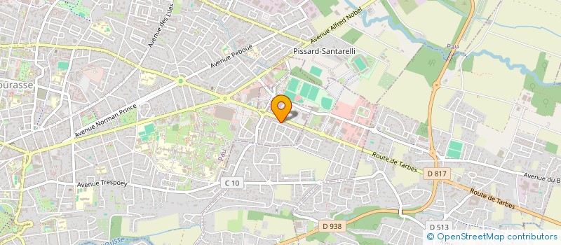 localisation de l'entreprise SCI NADELIA WAVE à PAU
