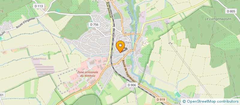 localisation de l'entreprise SCI NADEOB  INGWILLER