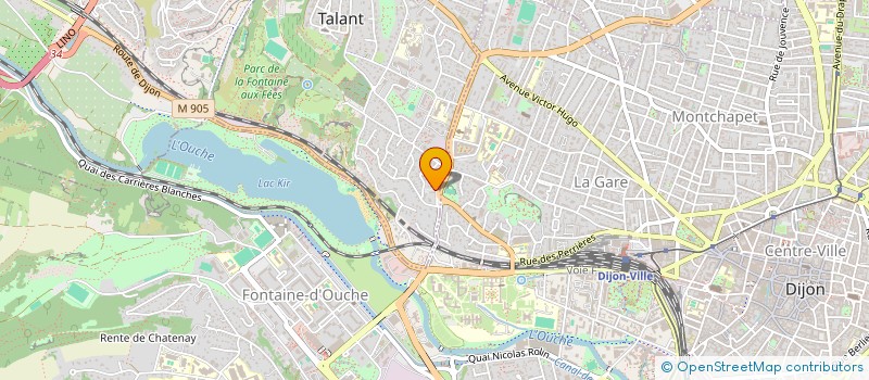 localisation de l'entreprise SCI NADEST  TALANT