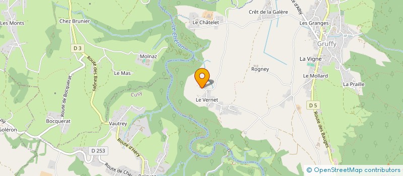 localisation de l'entreprise SCI NADHEA  GRUFFY