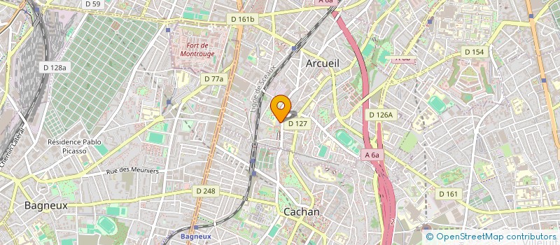 localisation de l'entreprise SCI NADIA  ARCUEIL