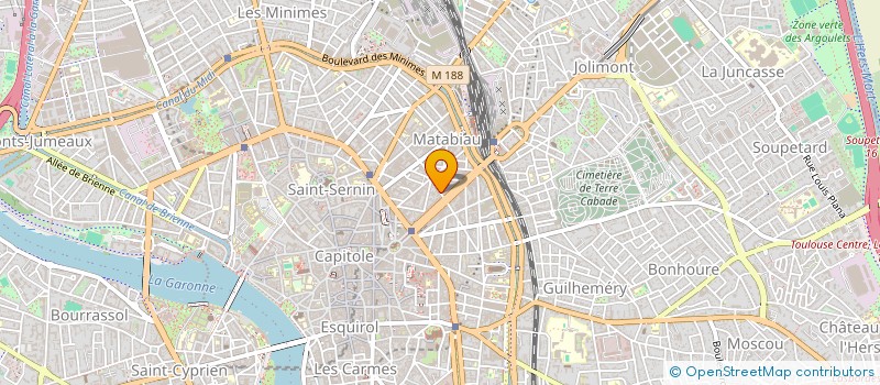 localisation de l'entreprise SCI NADIMO à TOULOUSE