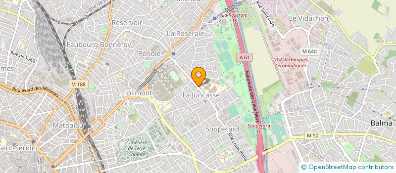localisation de l'entreprise SCI NADINE AGUILAR IMMOBILIER à TOULOUSE