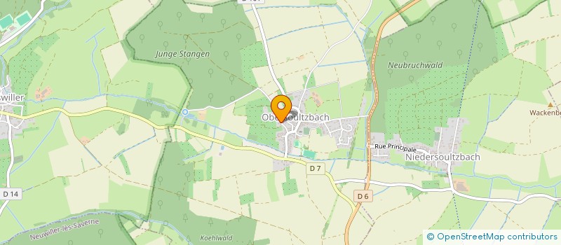 localisation de l'entreprise SCI NADIR  OBERSOULTZBACH